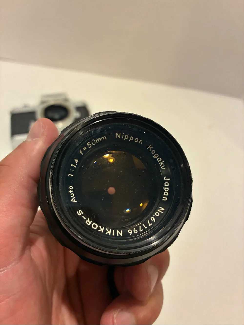 Nikon Nikkormat  Film Camera W/ Nikkor-H 50mm 1:4 Lens Japan Rare Untested